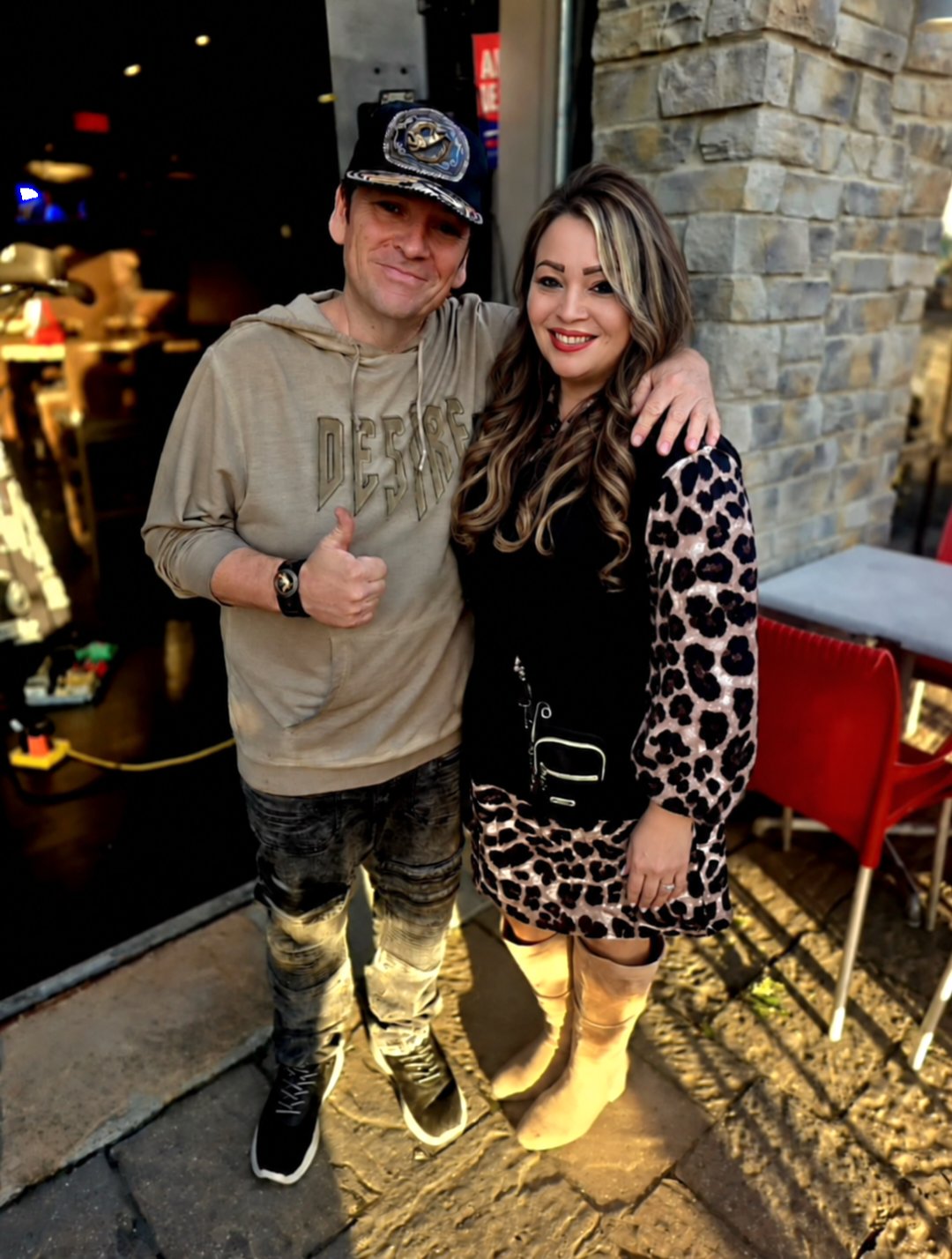 Cindy Roy avec Mario Benjamin